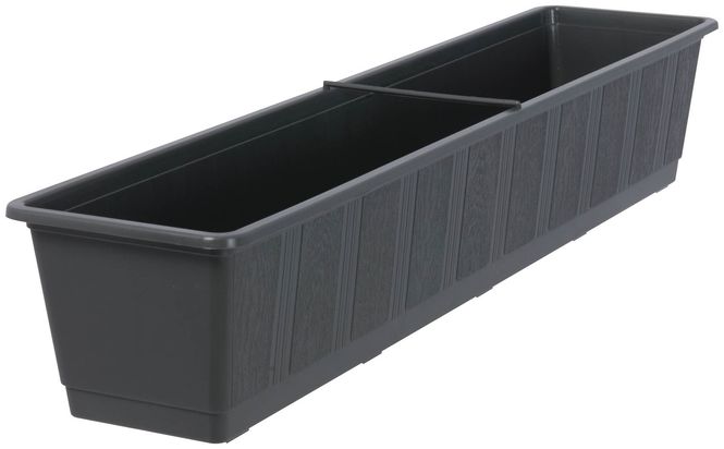 Hovedbilde Balkongkasse antrasitt