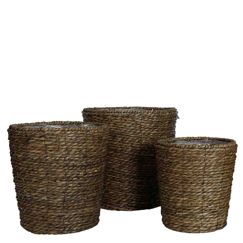 Ghana kurvpotte, rund