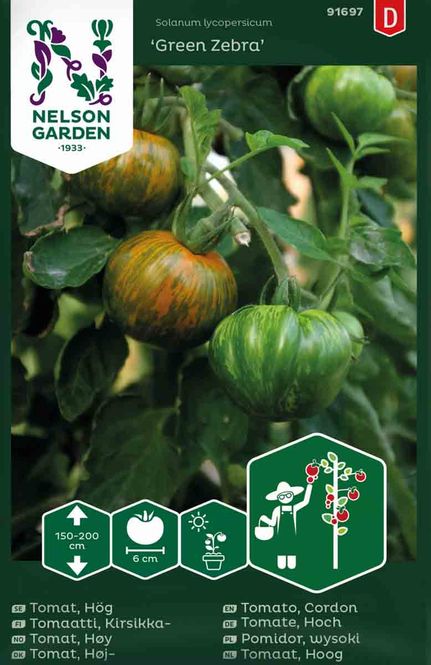 Hovedbilde Tomat  'Green Zebra'