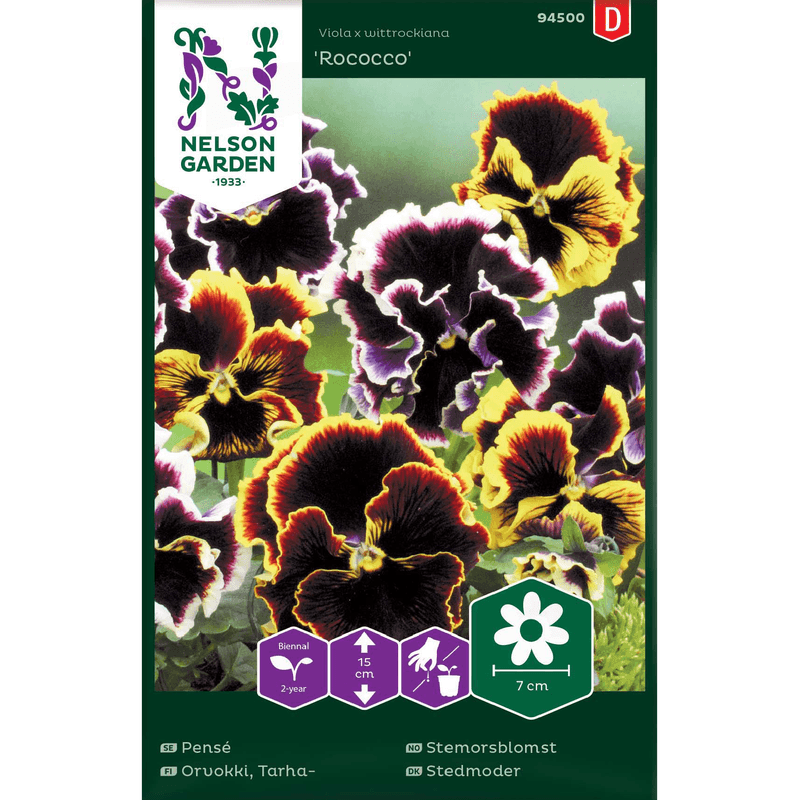 Stemorsblomst 'Rococo' storblomstret 