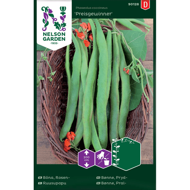 Hovedbilde Pryd-bønne 'Preisgewinner' rød