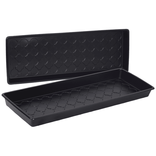 Hovedbilde Spirekasse Solid svart 26x67 cm