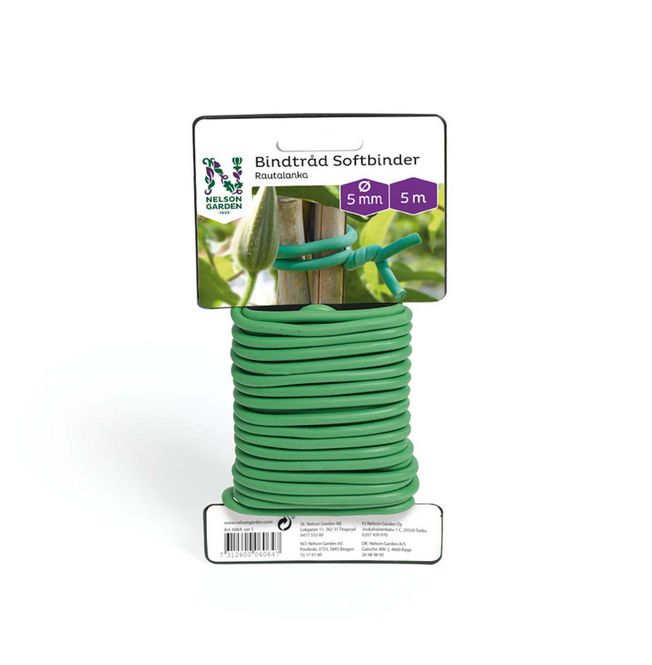 Hovedbilde Oppbindingstråd Softbinder grønn 5m