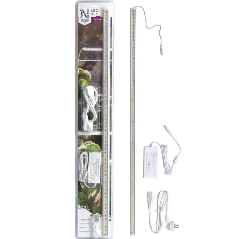 Plantelys LED nr. 1 85 cm 23W med adapter
